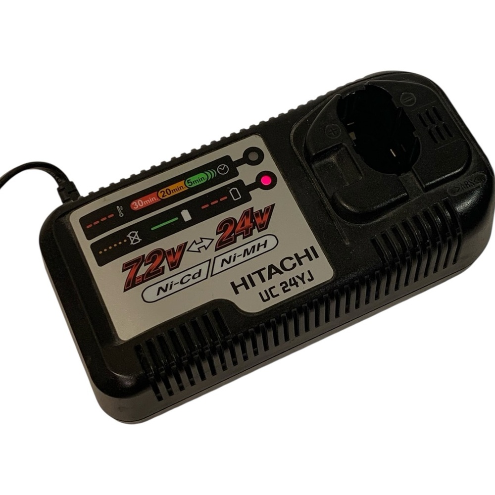 🧰 HITACHI 7.2V - 24V ELETRONIC POWER TOOL BATTERY CHARGER - MODEL UC24YJ 🧰